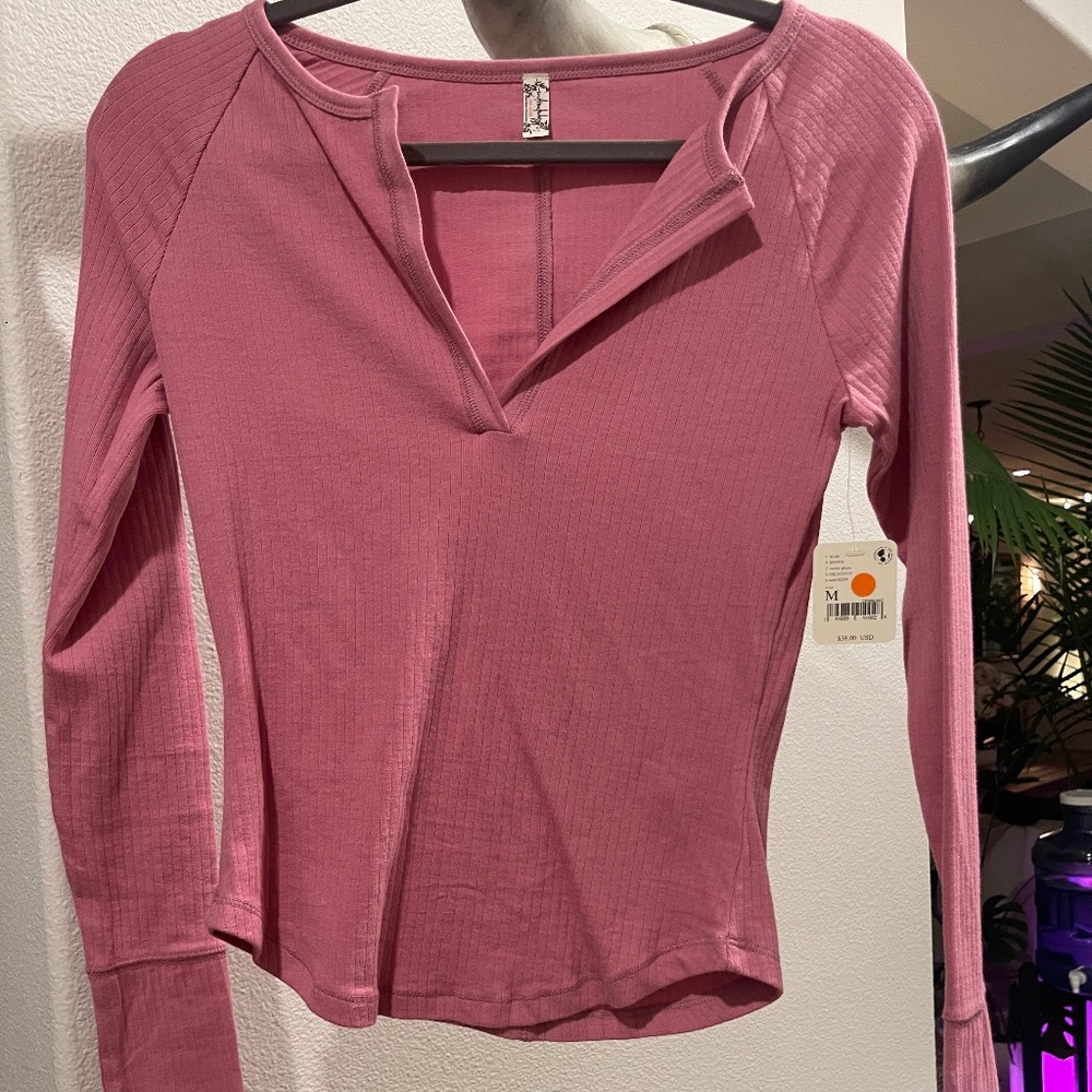 free people intimately Long Sleeve misty plum
